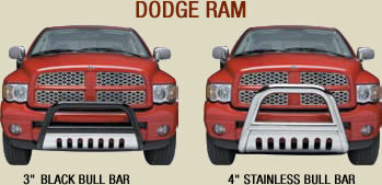 dodge ram stainless bull bars