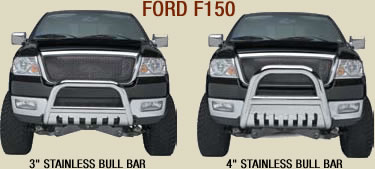 ford f150 stainless bull bars